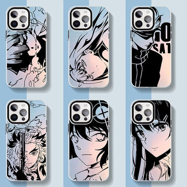 ✨ Coque iPhone Anime Laser Aurora – Design lumineux & protection intégrale - Shopbyshopima