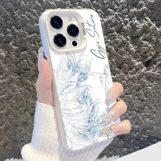 ⚡ Coque iPhone Gojo Satoru – Design minimaliste & protection premium