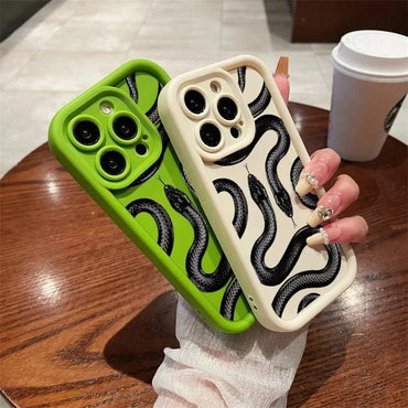 🐍 Coque iPhone Graffiti Snake – Style audacieux & protection antichoc intégrale - Shopbyshopima