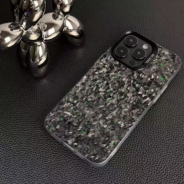 🖤 Coque iPhone Obsidienne – Design 3D givré & protection premium anti - traces - Shopbyshopima