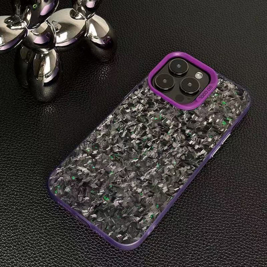 🖤 Coque iPhone Obsidienne – Design 3D givré & protection premium anti - traces - Shopbyshopima
