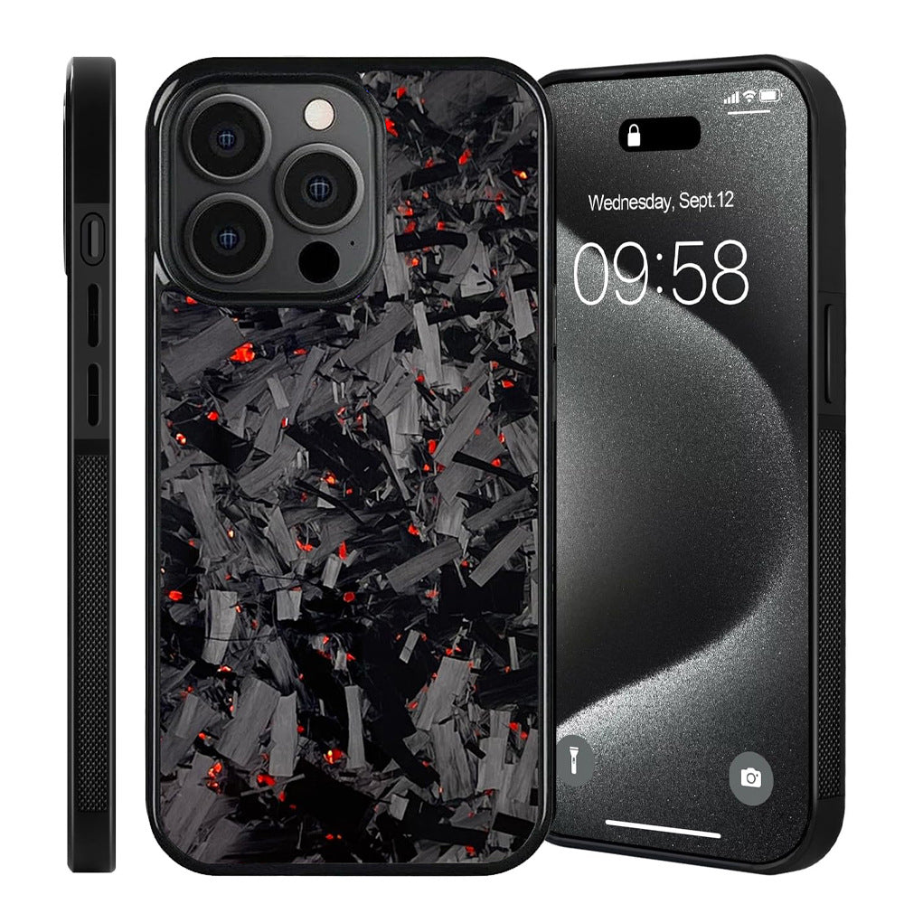 Coque de téléphone en fibre de carbone