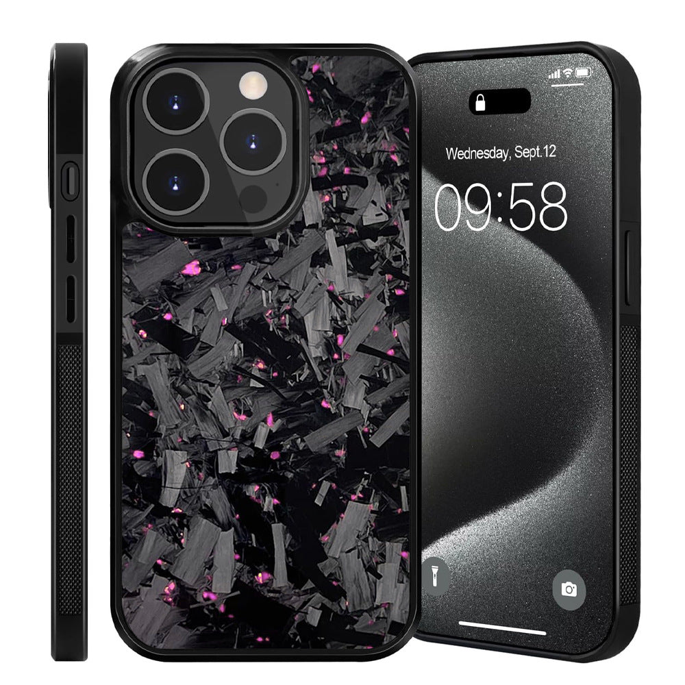 Coque de téléphone en fibre de carbone
