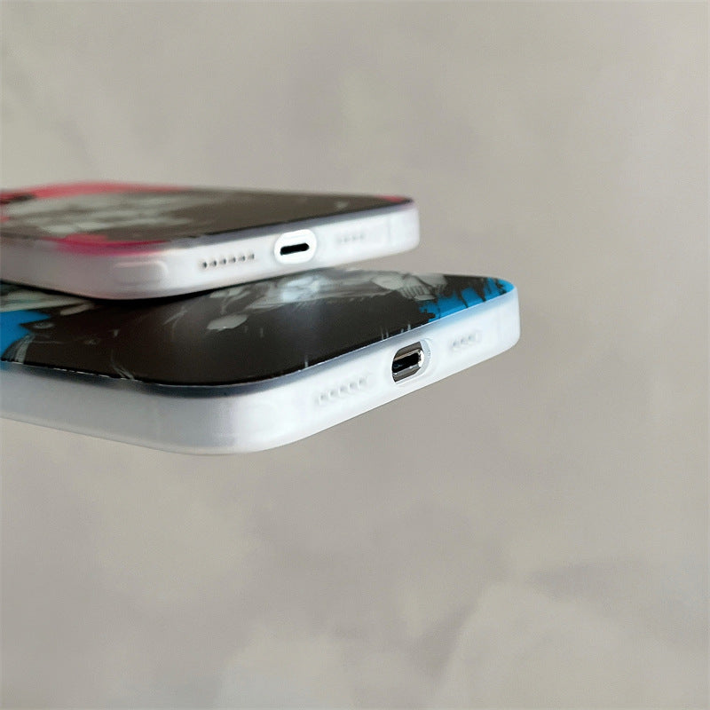⚡ Coque iPhone Anime “Spell Back to Fight” – Effet double face & protection antichoc
