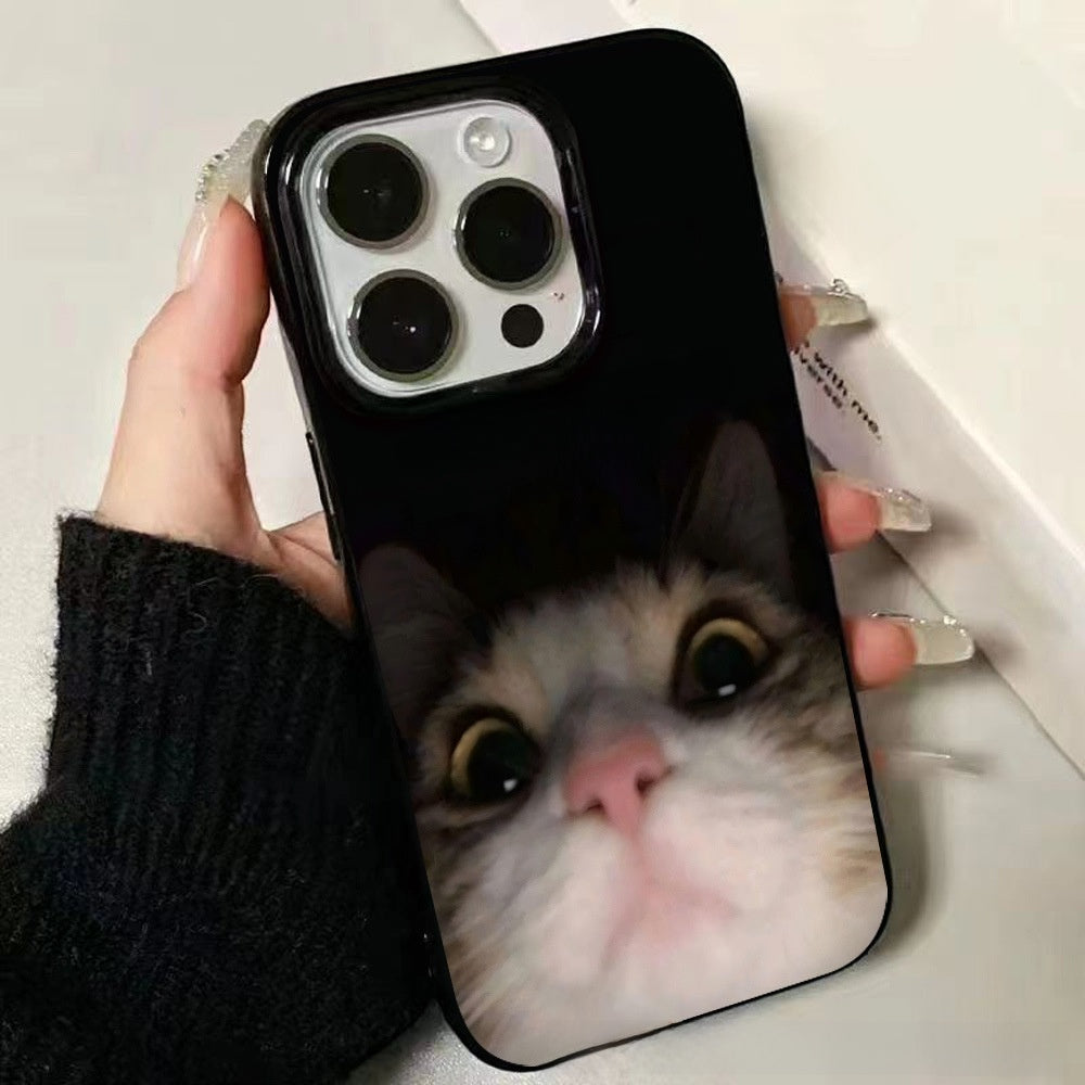 Viverrine Cat iPhone Case Transparent 🐱✨ – Artistic Design & Shockproof Protection