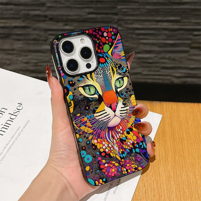 Viverrine Cat iPhone Case Transparent 🐱✨ – Artistic Design & Shockproof Protection