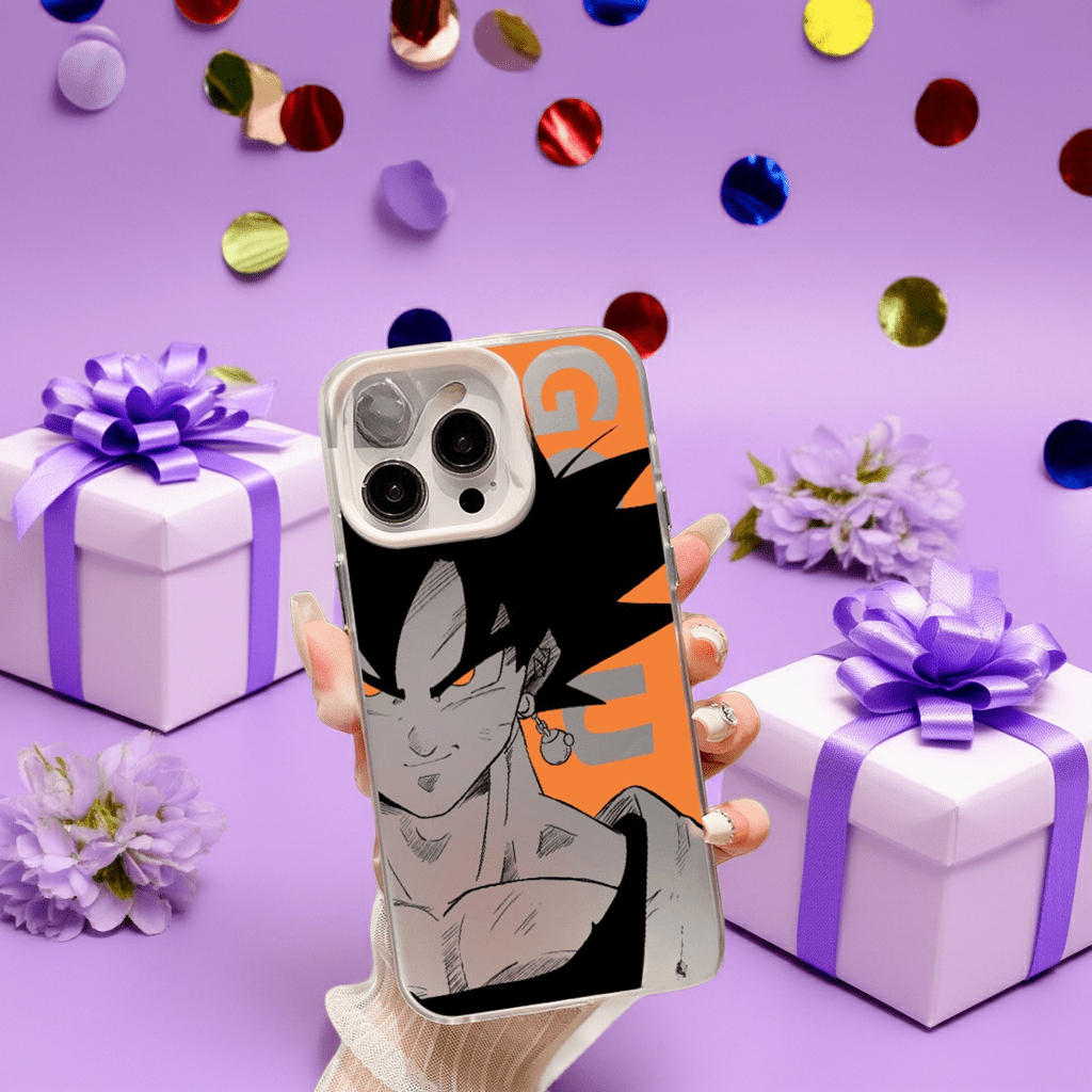 🔥 Coque iPhone Dragon Ball – Goku & Vegeta en design laser ultra stylé - Shopbyshopima