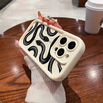 🐍 Coque iPhone Graffiti Snake – Style audacieux & protection antichoc intégrale