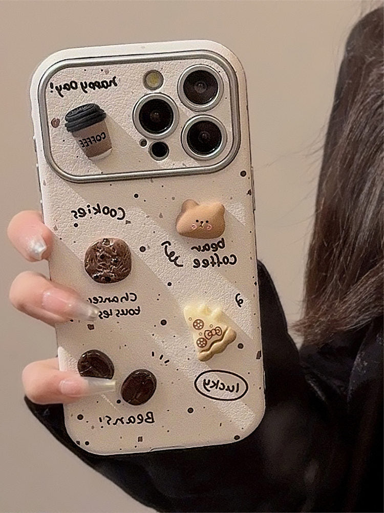 Painted iPhone Case 🎨 – Elegant Design & Shockproof TPU Protection