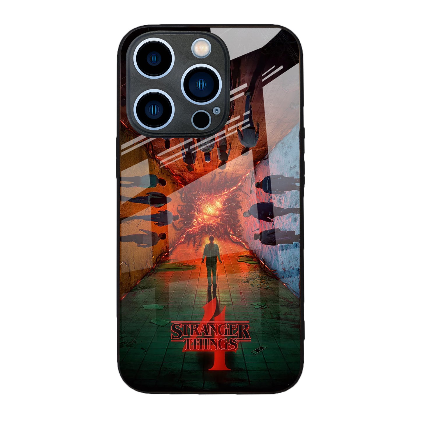 Premium Glass iPhone Stranger Things Case – Stylish Protection & Unique Design