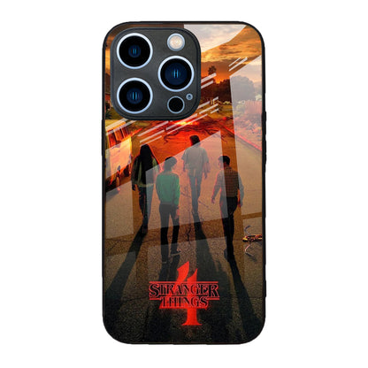 Premium Glass iPhone Stranger Things Case – Stylish Protection & Unique Design