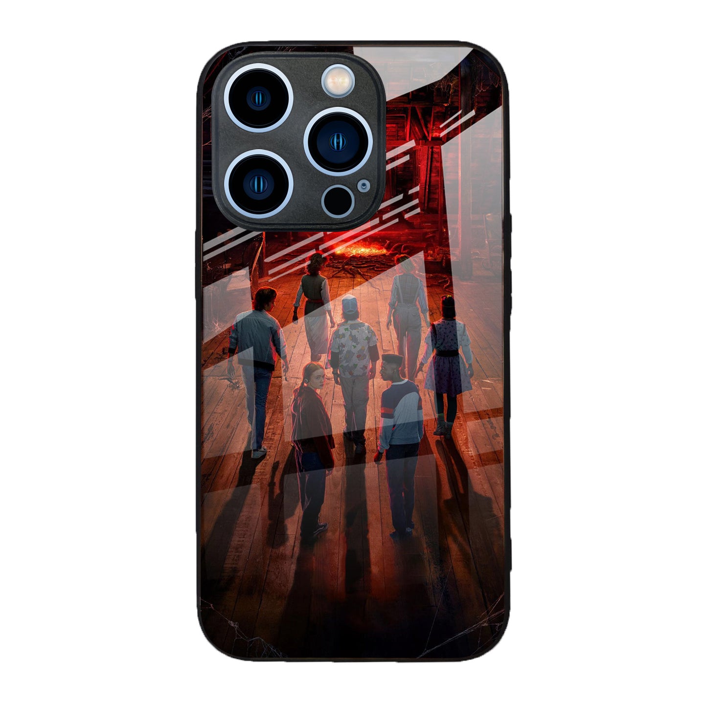 Premium Glass iPhone Stranger Things Case – Stylish Protection & Unique Design