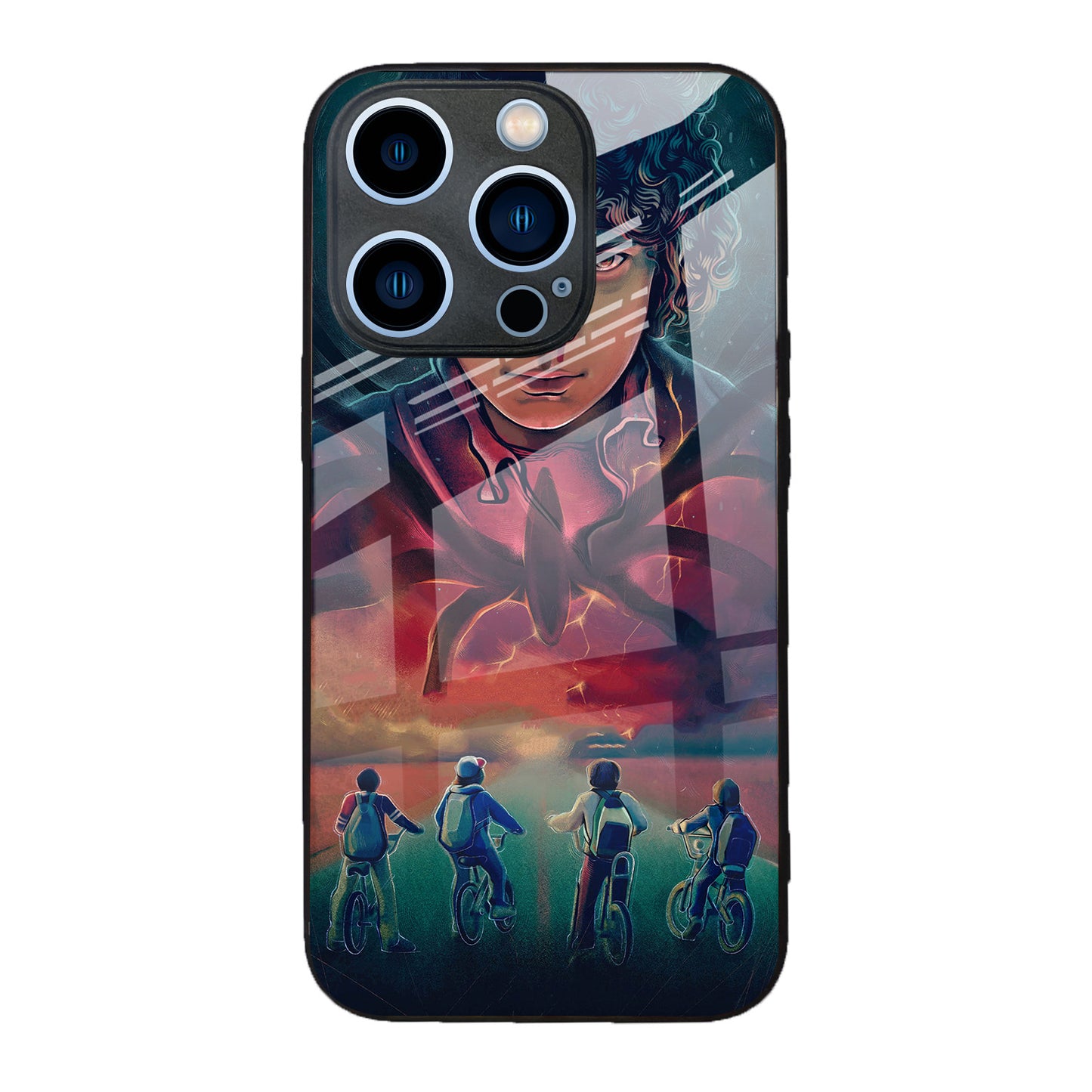 Premium Glass iPhone Stranger Things Case – Stylish Protection & Unique Design