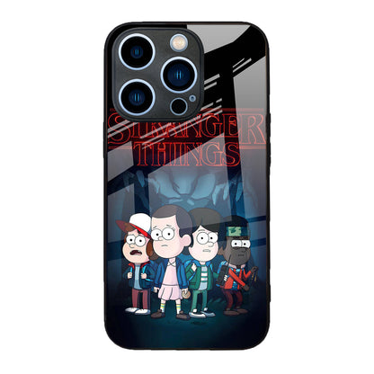 Premium Glass iPhone Stranger Things Case – Stylish Protection & Unique Design