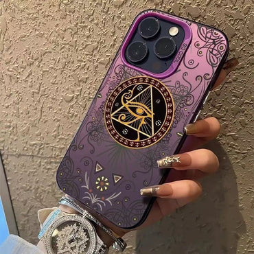 All-Seeing Eye iPhone Case 👁️✨ – Artistic Design & Premium Shockproof Protection