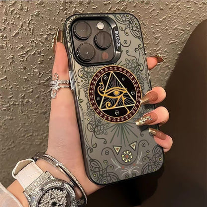 All-Seeing Eye iPhone Case 👁️✨ – Artistic Design & Premium Shockproof Protection