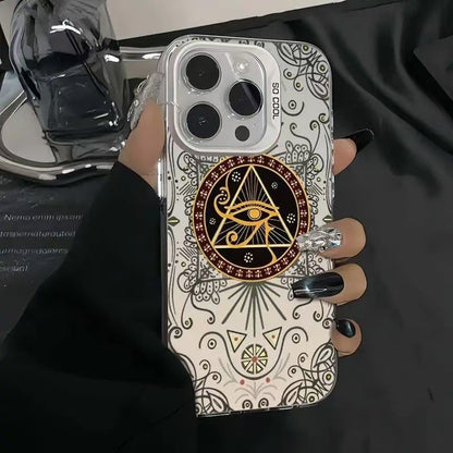 All-Seeing Eye iPhone Case 👁️✨ – Artistic Design & Premium Shockproof Protection