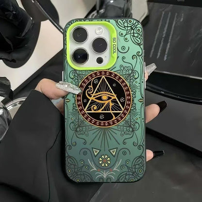 All-Seeing Eye iPhone Case 👁️✨ – Artistic Design & Premium Shockproof Protection