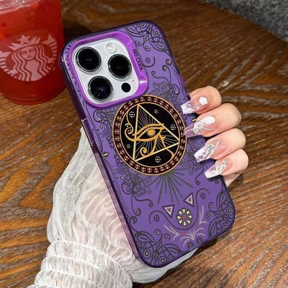 All-Seeing Eye iPhone Case 👁️✨ – Artistic Design & Premium Shockproof Protection