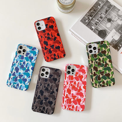 Camouflage-pattern hard case for iPhone