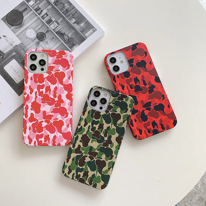 Camouflage-pattern hard case for iPhone