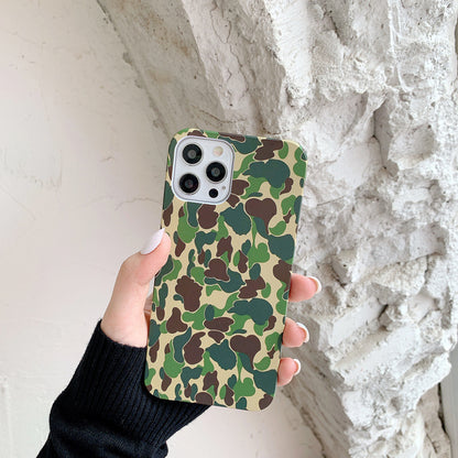 Camouflage-pattern hard case for iPhone