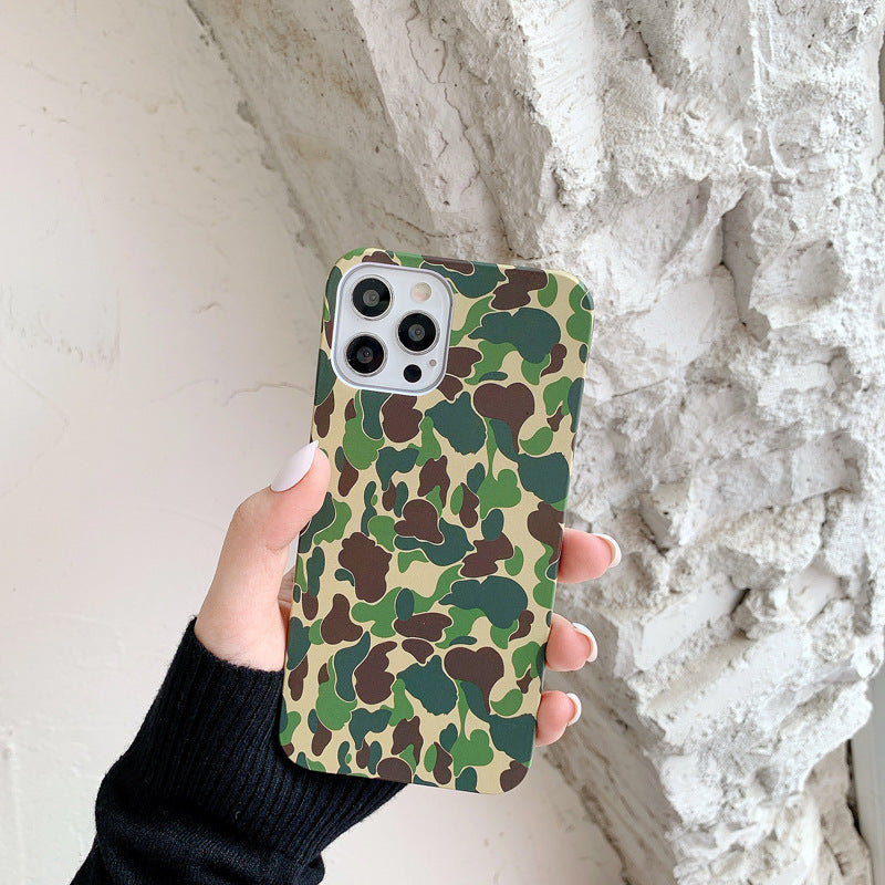 Camouflage-pattern hard case for iPhone