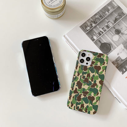 Camouflage-pattern hard case for iPhone