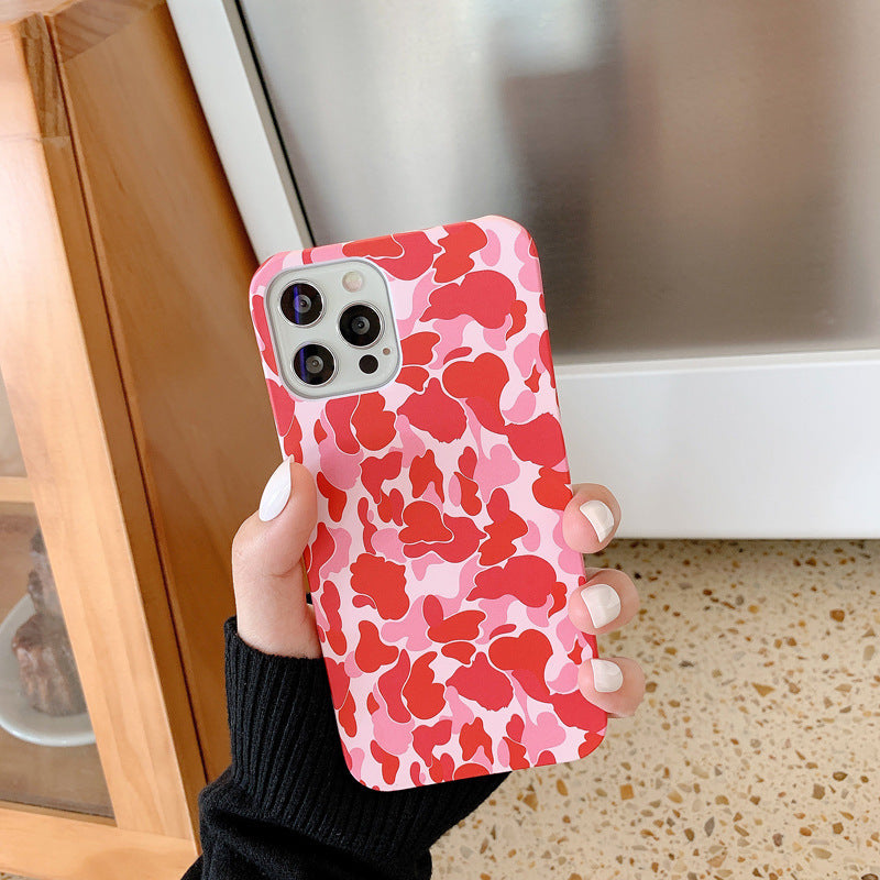 Camouflage-pattern hard case for iPhone